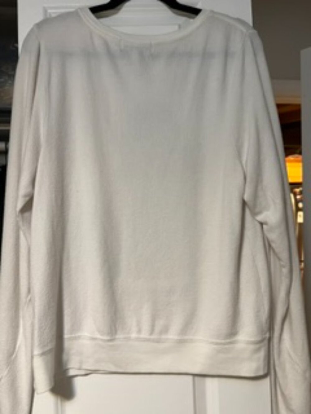 Wildfox White/Green "Breakfast" Long Sleeve Sweatshirt Size Large - Picture 5 of 6